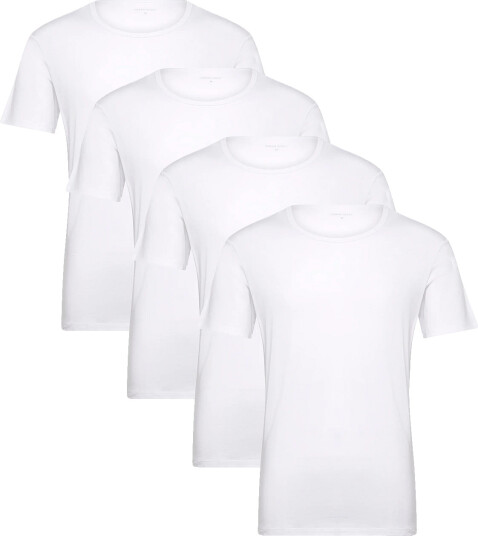 URBAN QUEST | 4 Pack Men Bamboo Shortsleeved Undershirt | M