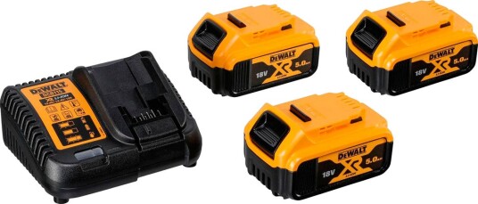 DeWalt Batteripakke DCB115P3-QW Med Lader (3 × 18 v/5Ah)
