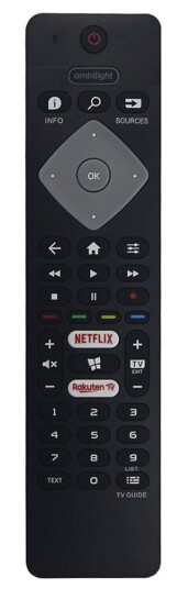 BRC0884402/01 TV fjernkontroll Erstatning for Philips TV