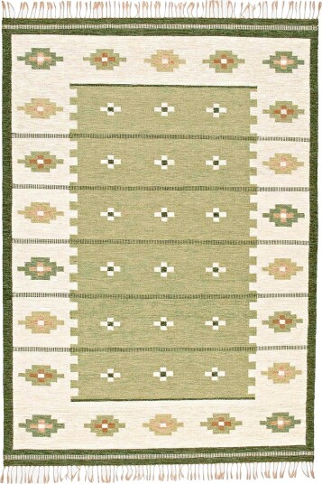 Bargi   Ullteppe Röllakan 200x300 cm   Grønn