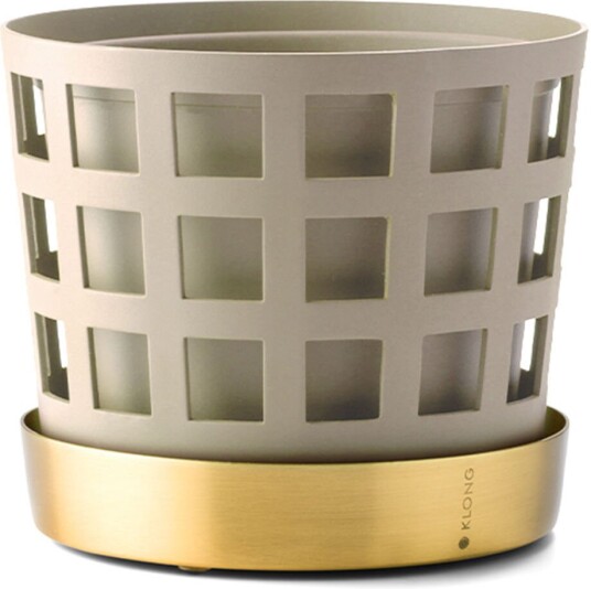 Klong Trio Flower Pot Square Beige Vaser Ania Pauser