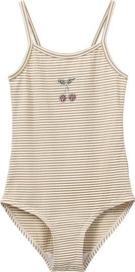 Sofie Schnoor Baby and Kids Pollykb Swimsuit Beige 128 Sofie Schnoor Baby and Kids Pollykb Swimsuit Beige 128