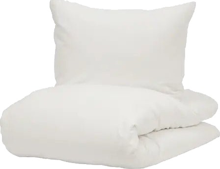 Borås Cotton Cloud sengesett 240x220/2*50x70 Hvit / Optical white