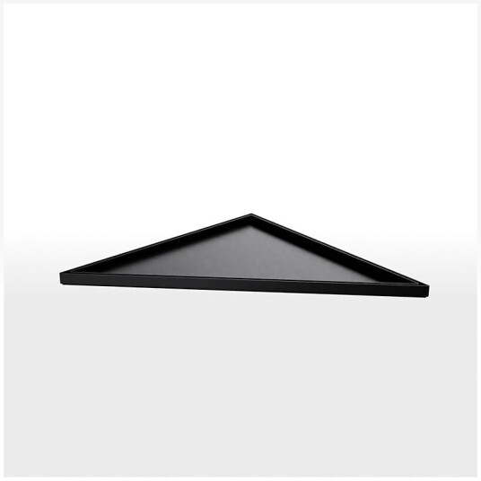 Slidedrain Hjørnerist Tile Insert Svart Matt / 30cm