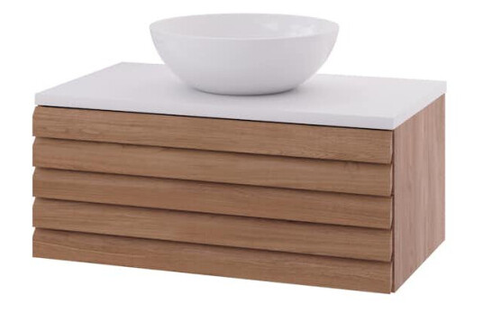 Servantskap Linn Bad Selma 80 cm 1 Skuff 160518ST Servantskap Linn Bad Selma 80 cm 1 Skuff 160518ST