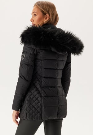 ROCKANDBLUE Beam Mid Coat Black/Black 46 ROCKANDBLUE Beam Mid Coat Black/Black 46
