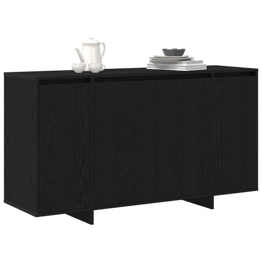  Serviesskap Svart eik 135 x 41 x 69 cm Konstruert tre