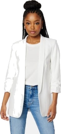Pieces Pcbosella 3/4 Blazer White S