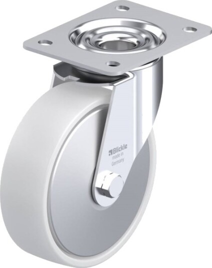 Blickle 712133 Le-Po 160R-Fa Hjul, Hjuldiameter 160 Mm, Bæreevne (Maks.) 300 Kg, 1 Stk