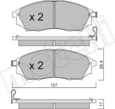 METELLI 22 0819 0 Bremseklosser