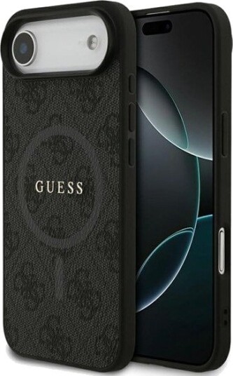 GUESS 4G Ring Classic Logo MagSafe case for iPhone Air - black