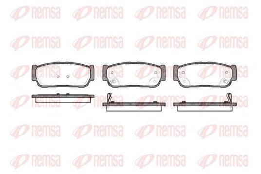 Bremseklosser REMSA 1063.02 Bremseklosser REMSA 1063.02