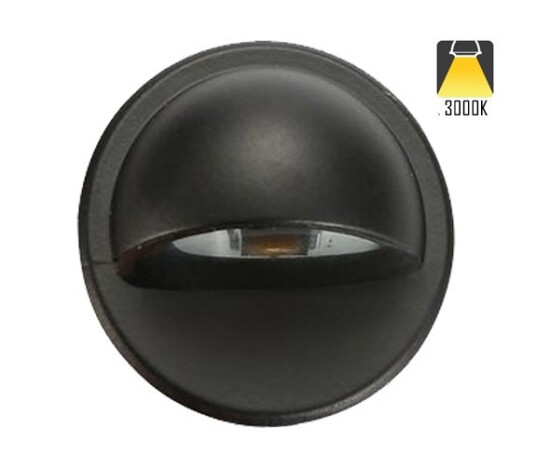 Nordic Terrassebelysning A2 0,4W Varmhvit IP65 Sort Dimbar