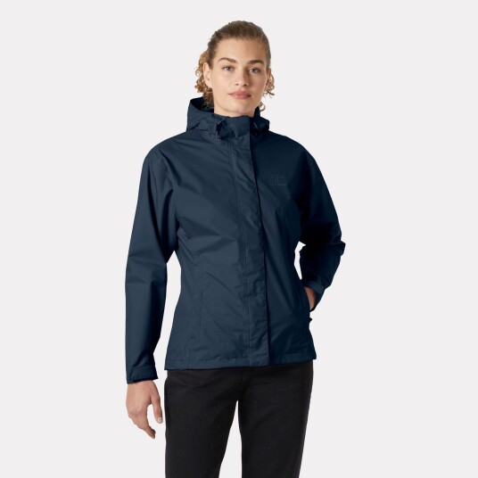 Helly Hansen Dame Seven J Pustende Regnjakke Marineblå 4xl