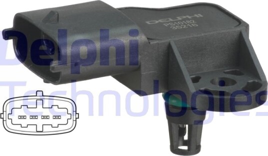 MAP sensor DELPHI PS10182