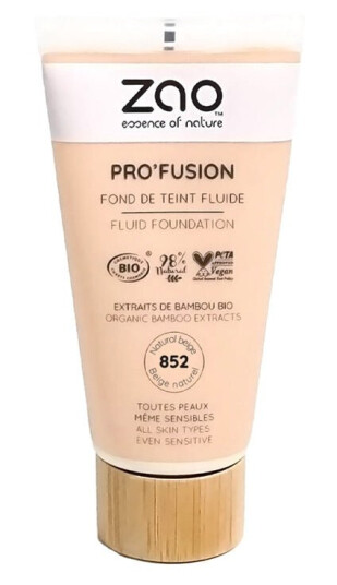 Zao Pro'Fusion Fluid Foundation 852 Natural Beige Zao Pro'Fusion Fluid Foundation 852 Natural Beige