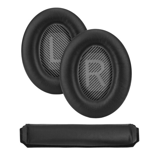 INF Øreputer og bøylepute til Bose QC15 QC25 QC35 hodetelefoner