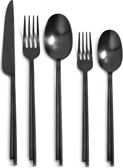 Serax Dune bestikksett 5 deler gaveeske Black Serax Dune bestikksett 5 deler gaveeske Black