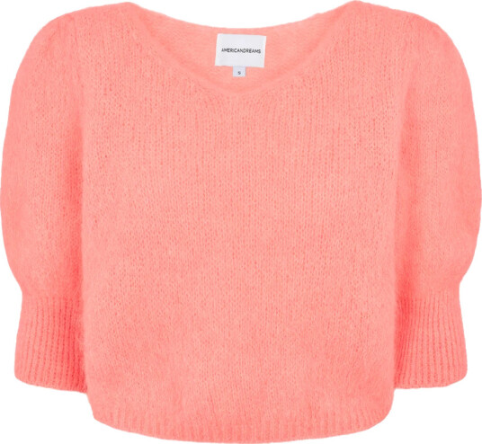 Americandreams Dame Strikkevarer Oransje XL,