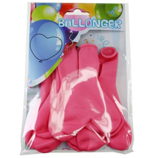 Tinka Ballonger 8-Pakning - Rosa Hjerter
