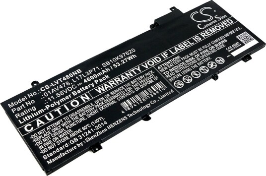 Batteri til Lenovo ThinkPad T480s etc
