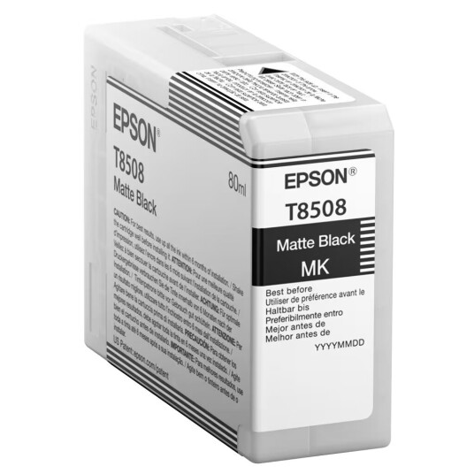 Epson blekkpatron UltraChrome HD T8508 Matte Black
