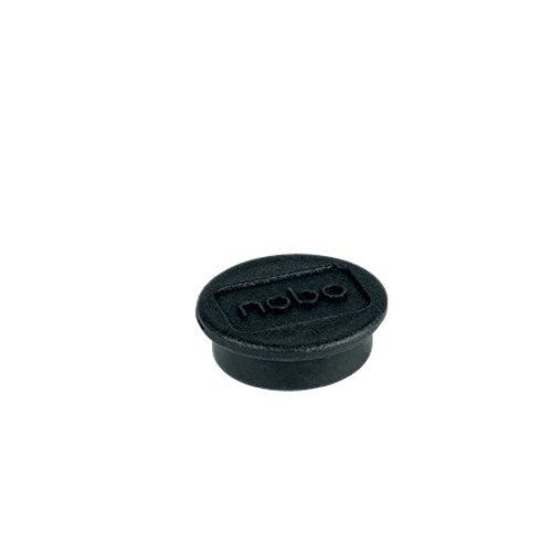 Nobo Magneter Svart 13mm 10st - Whiteboard