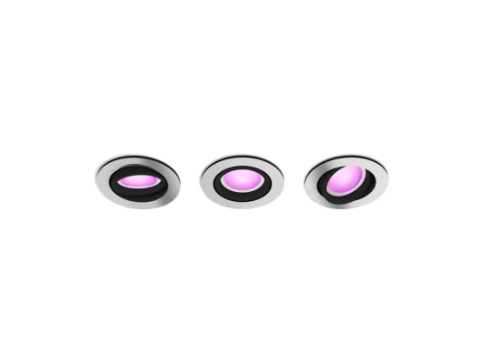 Philips Hue Innfelt Centura-spotlight R trepakning aluminium