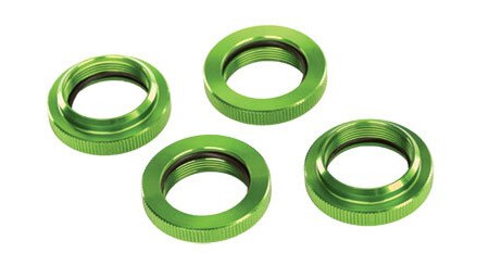 Traxxas 7767G Spring Retainer Green Alu 4 Traxxas 7767G Spring Retainer Green Alu 4