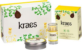 Kraes Babybad Gaveeske  Havre Og Kokos 1 Stk
