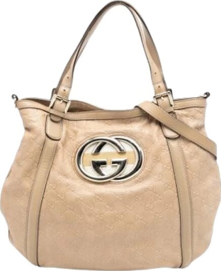 Gucci Vintage Dame Pre owned Beige ONE SIZE, Gucci Vintage Dame Pre owned Beige ONE SIZE,