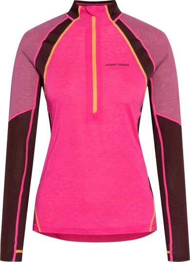 Kari Traa Women's Alma Half Zip Bright Pink XS