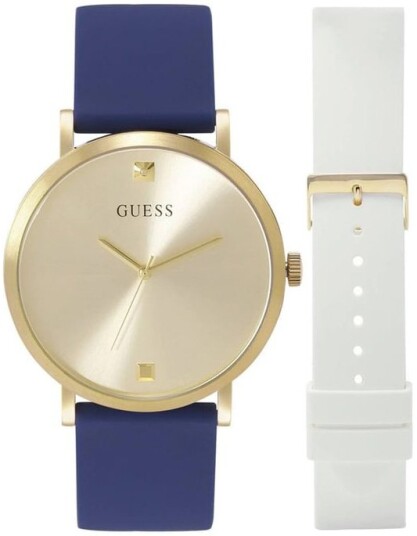 Guess Herreklokke GW0350G1 Supernova Gull/Gummi Ø44 mm