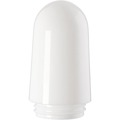 Stabilt glass Ø100 mm, H165 mm, gjenger 84,5 mm, opal