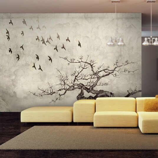 Fototapet Flock Of Birds 250x193 - Artgeist sp. z o. o.