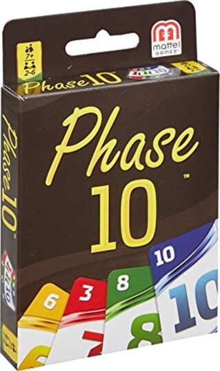 Mattel Phase 10 Kortspill for 2–6 Spillere - Alder 10+ år Mattel Phase 10 Kortspill for 2–6 Spillere - Alder 10+ år
