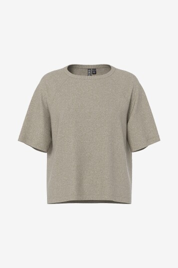 pieces - Pullover pcBree SS O-neck Knit - Brun