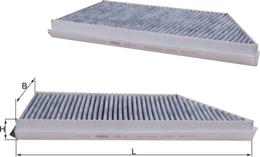 Kupefilter MAHLE LAK 57 Kupefilter MAHLE LAK 57
