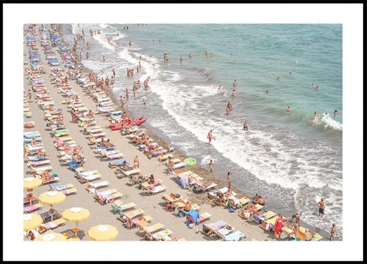 Amalfi Beach Day Plakat Plakat / 100x150cm