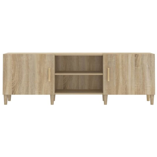vidaXL TV-benk sonoma eik 150x30x50 cm konstruert tre
