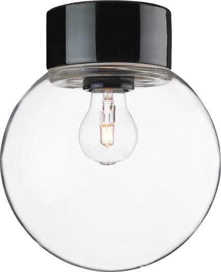 Classic Glob 200 Taklampe  E27 IP54  Klart Glass