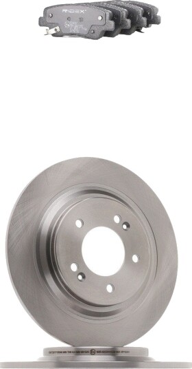 Bremseskiver og -klosser RIDEX 3405B3517