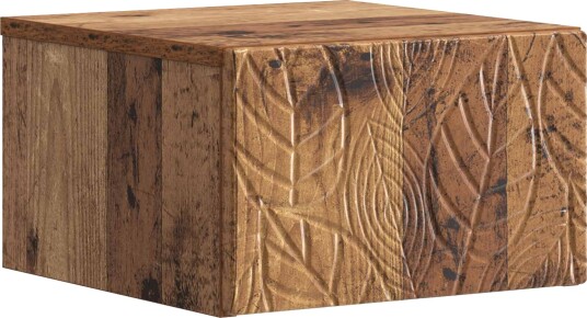 Vegghengt Nattbord Gammelt tre 49 x 34,5 x 20 cm Konstruert tre