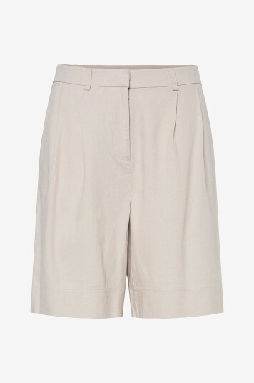 pieces - Shorts pcTiki HW Bermuda Shorts - Beige
