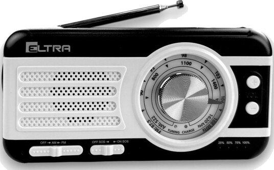 Elta Safari Radio med solcellepanel