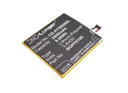 HTC D826D batteri (2600 mAh 3.8 V)