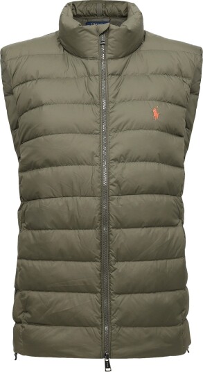 Polo Ralph Lauren The Colden Packable Down Vest CRUISE OLIVE M