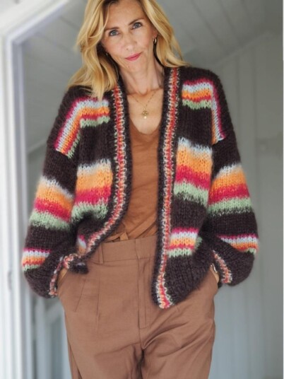 Knit Norway Lindteinstrikk Wild Cardigan Oppskrift
