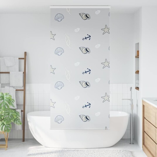 Dusjrullgardin Cassonetto 110x240 cm Stoff Bredde 106 cm