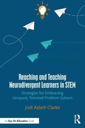 Reaching And Teaching Neurodivergent Learners In Stem Av Jodi Asbell-Clarke
